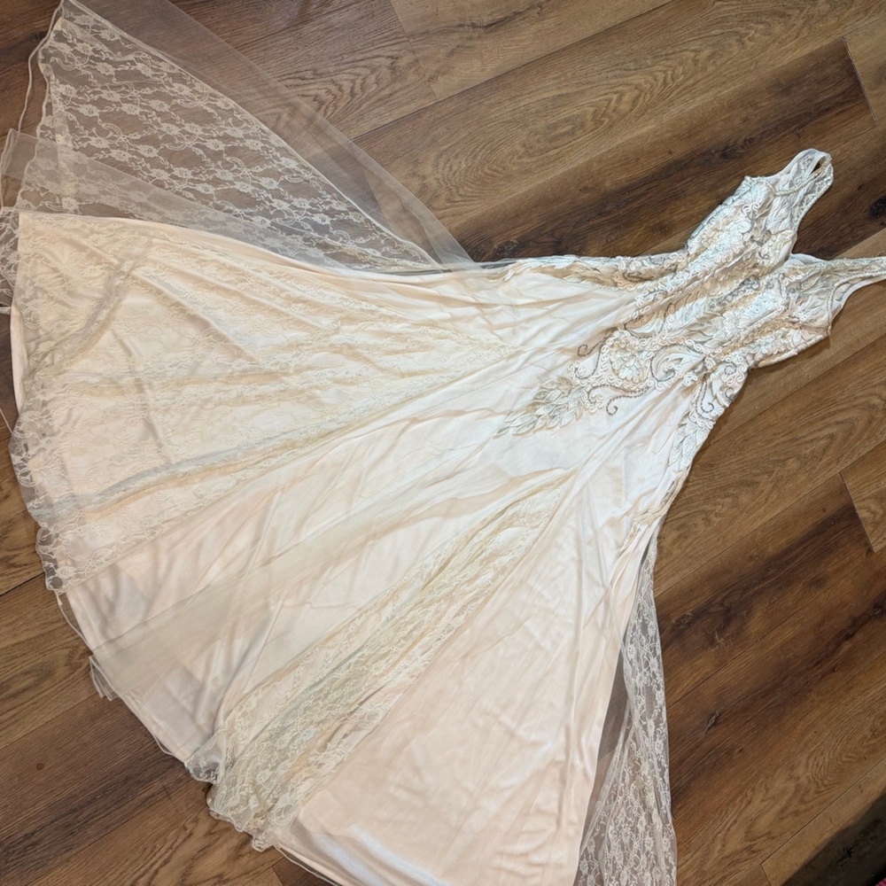Vintage Y2K Beaded Dress Vintage Beaded Dress Sue Wong Vintage Wedding Dress - Picture 12 of 17
